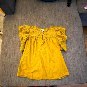 Universal Thread Mustard Blouse - M